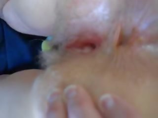 Cum on Wife's Spread Asshole, Free Myvidster Cum adult movie