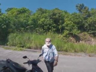 Oldest granpa ever with a putz that doesn't exist in humans world