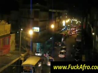 আবলুস বেশ্যা eats সাদা peter