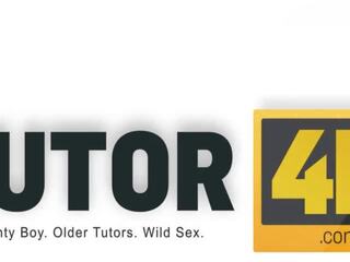 Tutor4k رجل الأظافر professorâs cave في حين ربيب يجلس
