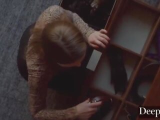 Deeper&period; Blake takes control when her boyfriend's ex films up
