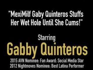 Meximilf gaby quinteros सामान उसकी वेट छेद जब तक वह